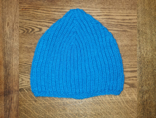 bonnet alpaga bleu