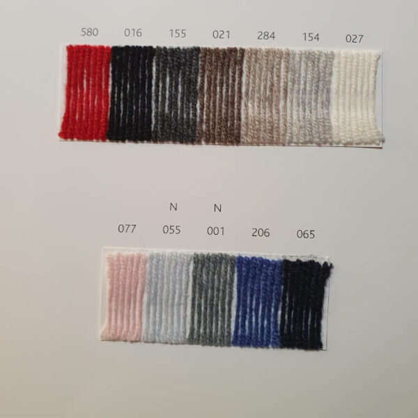 coloris disponibles laine